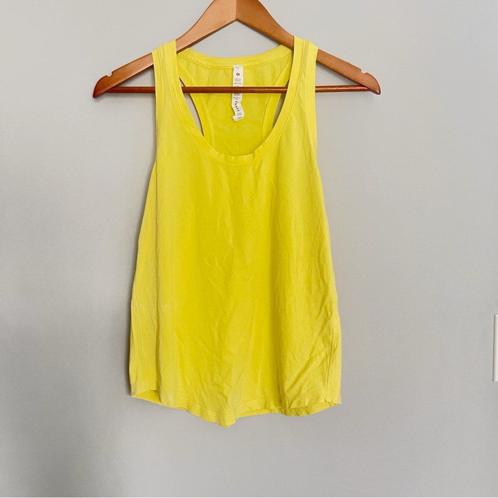 Lululemon Love Tank Top Sunlight Yellow Size 4